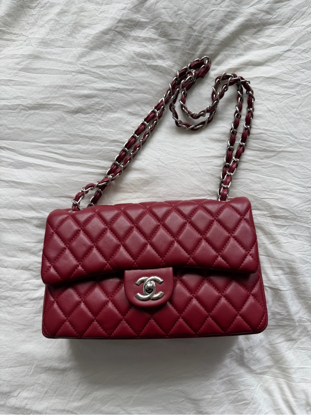 Red Quilted Chanel Purse